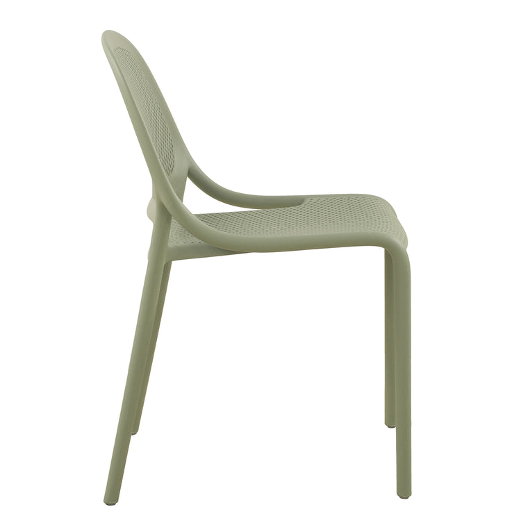 F. Corriveau International - Ensemble de 4 Chaises à Dîner Summer, Intérieur/Extérieur, Vert - Simple Boutique