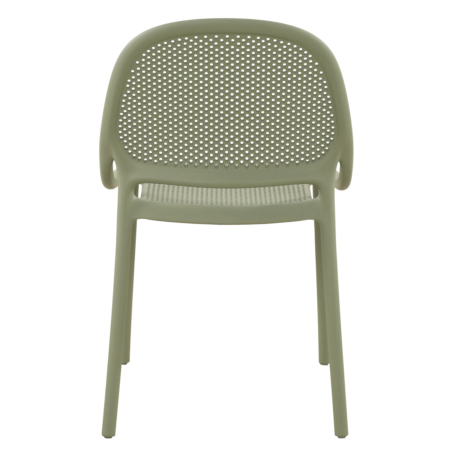 F. Corriveau International - Ensemble de 4 Chaises à Dîner Summer, Intérieur/Extérieur, Vert - Simple Boutique