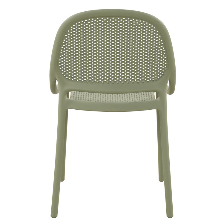 F. Corriveau International - Ensemble de 4 Chaises à Dîner Summer, Intérieur/Extérieur, Vert - Simple Boutique