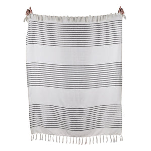 F. Corriveau International - Jetée à Rayure Element, Intérieur/Extérieur, 50" x 60" - Simple Boutique