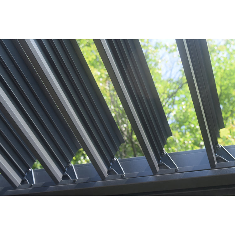 F. Corriveau International - Pergola 10' x 20' Louvre Casidila, Rust-Resistant Aluminum Frame - Simple Boutique