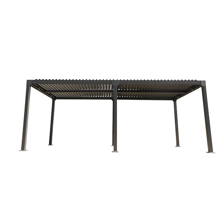 F. Corriveau International - Pergola 10' x 20' Louvre Casidila, Rust-Resistant Aluminum Frame - Simple Boutique