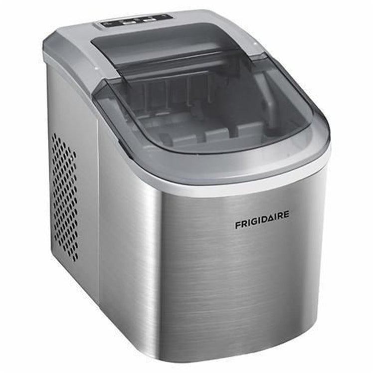 Frigidaire - Machine à Glaçons Auto-Nettoyante, Capacité de Production de 11.8kg, Acier Inoxydable - Simple Boutique