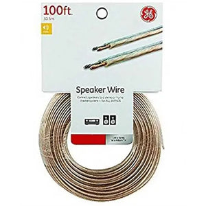General Electric - Câble de Haut-Parleur à 2 Conducteurs, 18AWG, Longueur de 100 Pieds - Simple Boutique