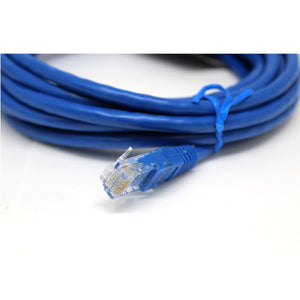 GlobalTone Câble ethernet réseau Cat6 RJ-45 14 pieds Bleu - Simple Boutique