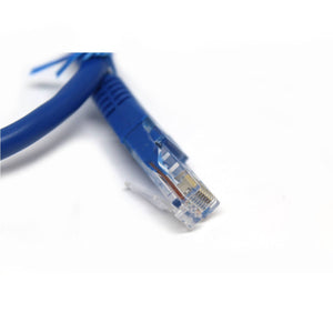 GlobalTone Câble ethernet réseau Cat6 RJ-45 1,5 pied Bleu - Simple Boutique
