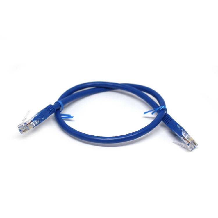 GlobalTone Câble ethernet réseau Cat6 RJ-45 1,5 pied Bleu - Simple Boutique