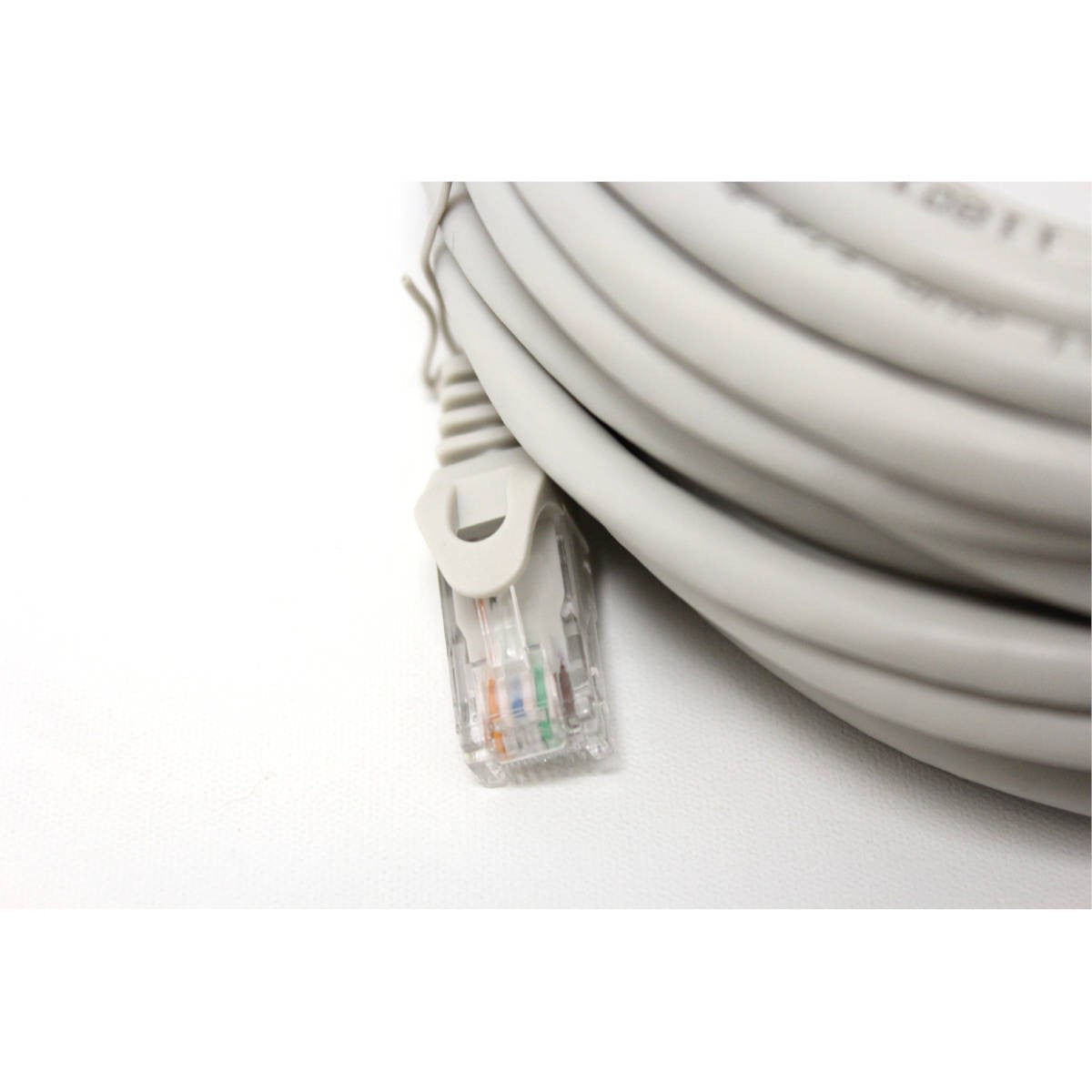 GlobalTone Câble ethernet réseau Cat6 RJ-45 35 pieds Gris - Simple Boutique