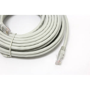 GlobalTone Câble ethernet réseau Cat6 RJ-45 50 pieds Gris - Simple Boutique