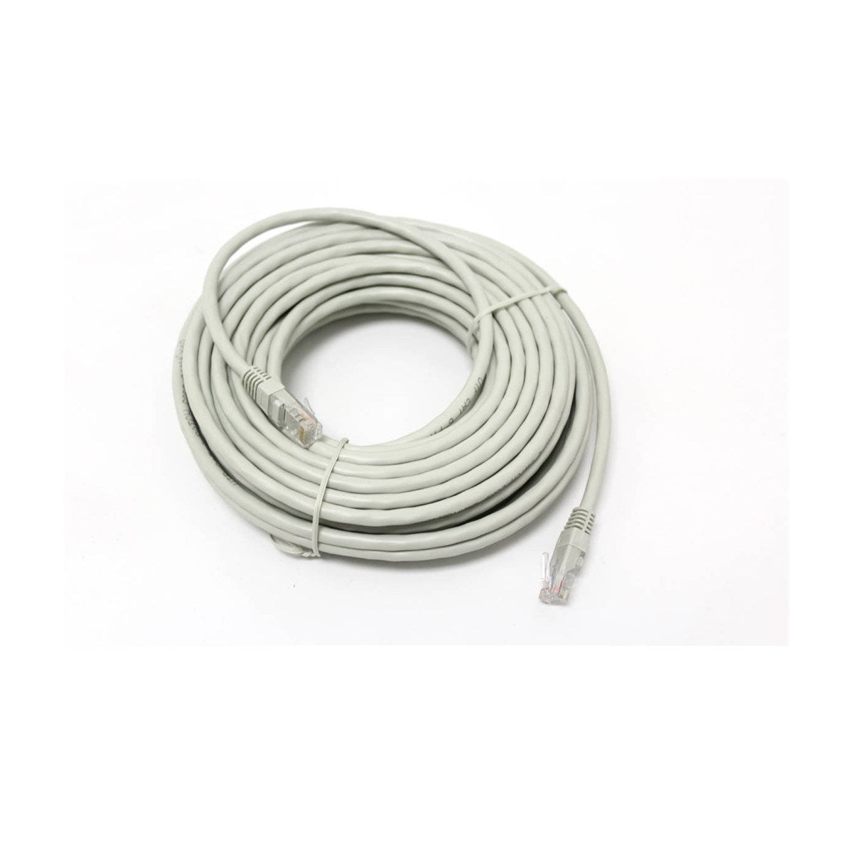 GlobalTone Câble ethernet réseau Cat6 RJ-45 50 pieds Gris - Simple Boutique
