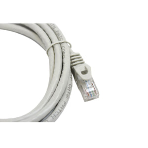 GlobalTone Câble ethernet réseau Cat6 RJ-45 7 pieds Gris - Simple Boutique