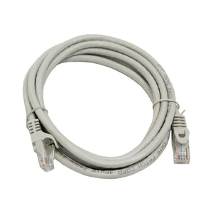 GlobalTone Câble ethernet réseau Cat6 RJ-45 7 pieds Gris - Simple Boutique