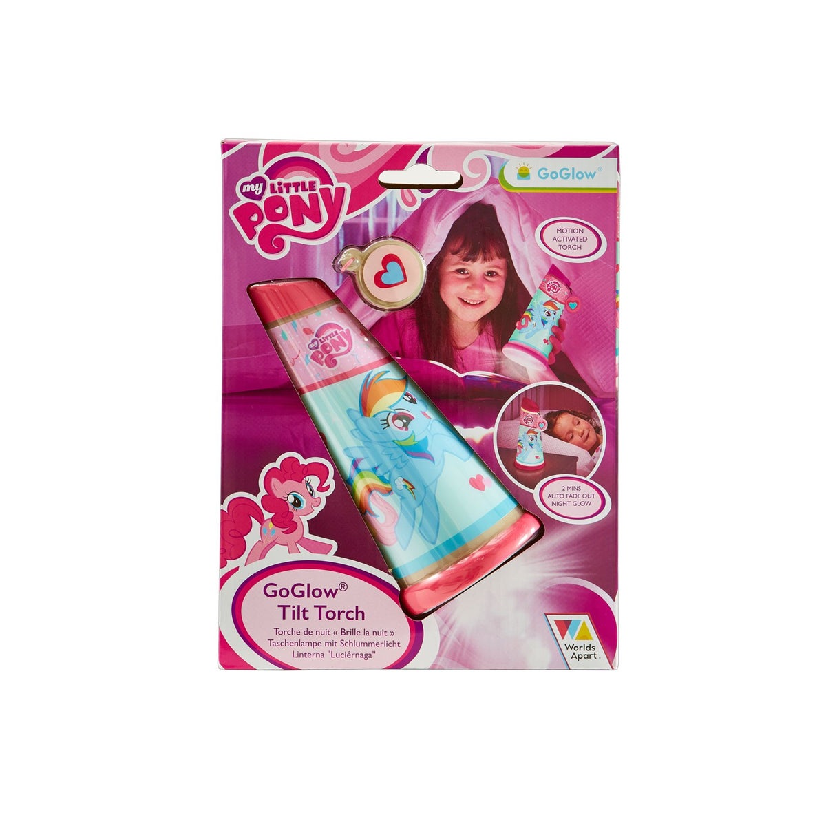 GoGlow Lampe de poche et veilleuse inclinable My Little Pony pour enfants - Simple Boutique