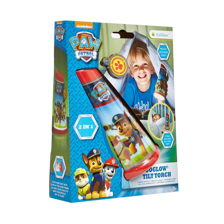 GoGlow Lampe de poche et veilleuse inclinable Paw Patrol pour enfants - Simple Boutique