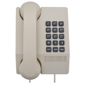 Harmony Téléphone Filaire de Bureau Montable au Mur, Blanc Cassé - Simple Boutique