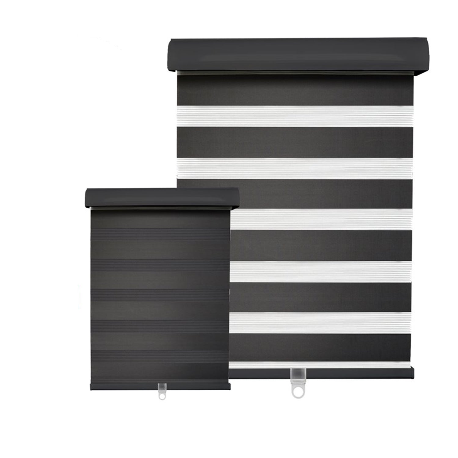 Hauz 2084BLKCD - Store de Fenêtre à Toile Alternée 20'' X 84'', Sans Cordon, Noir - Simple Boutique