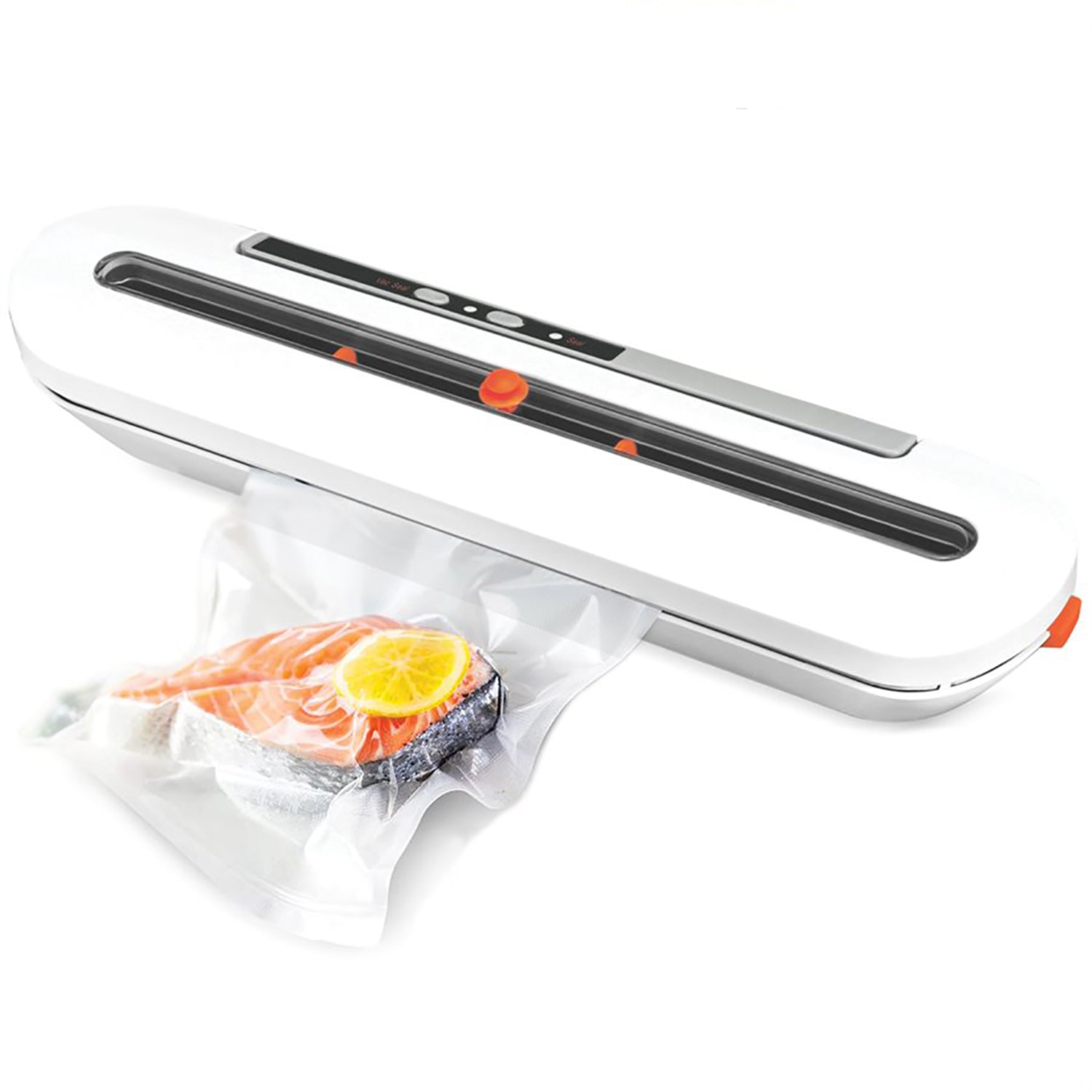 Hauz - Scelleuse à Sac Sous-Vide, 10 Sacs Inclus, Design Compact, Blanc - Simple Boutique