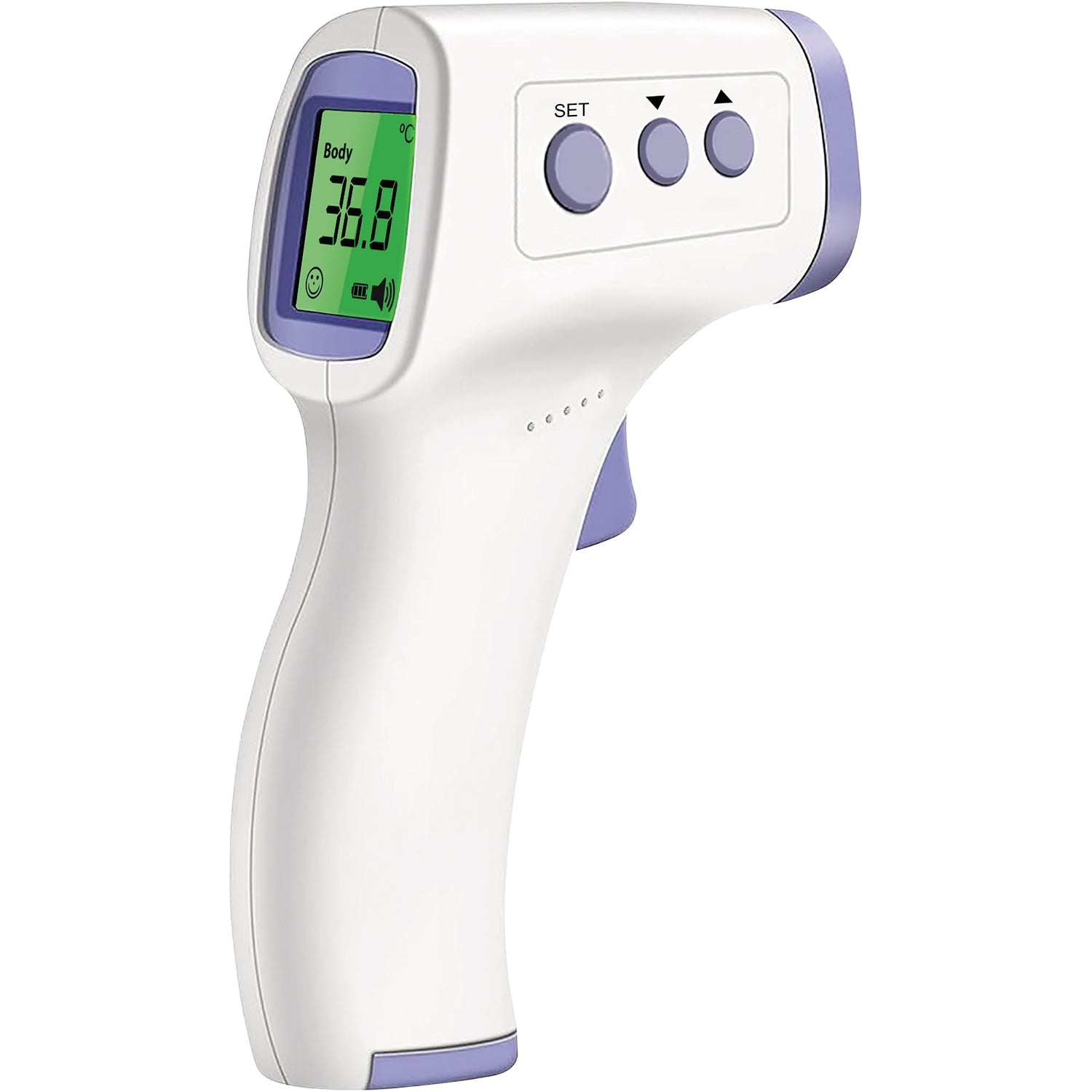 Hauz - Thermomètre Frontal Infrarouge Numérique, Sans Contact, Plage 32-42,5ºC, Blanc - Simple Boutique
