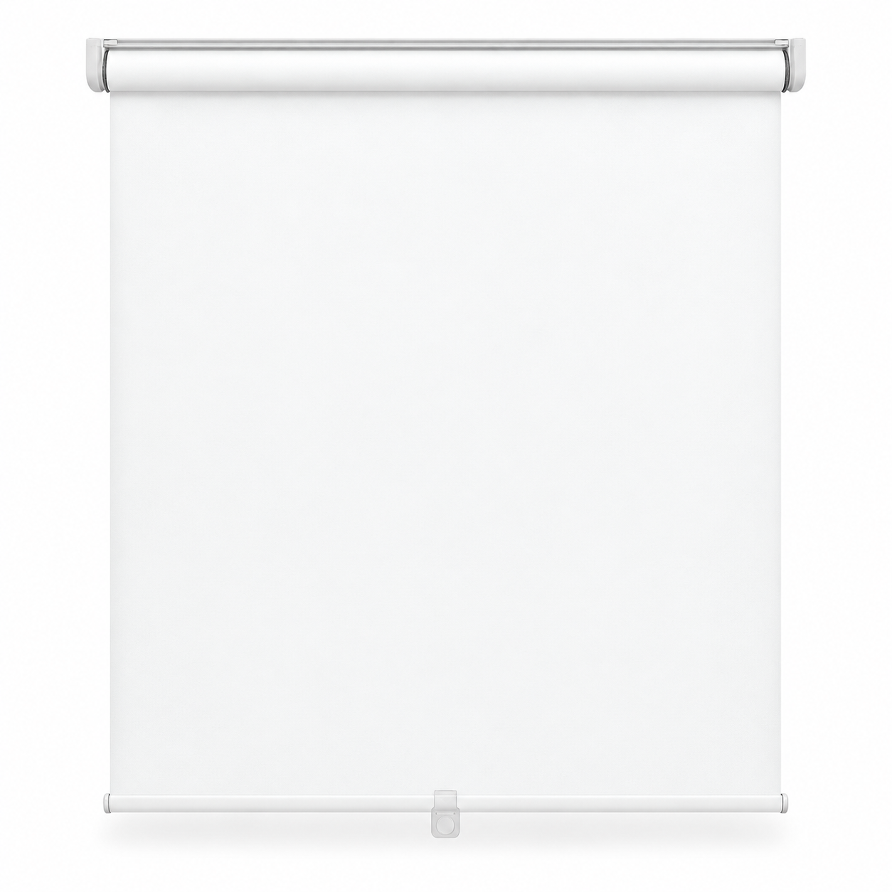 Hauz Toile Occultante à Rouleau 24" X 77" Sans Cordon, 100 % Polyester, Blanc - Simple Boutique
