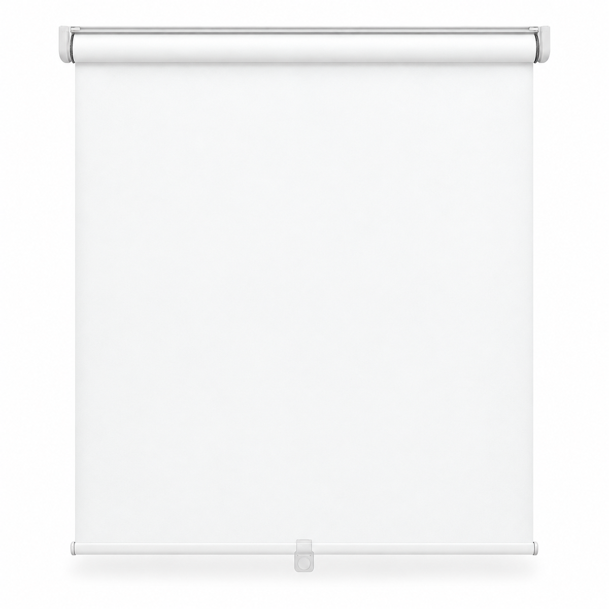 Hauz Toile Occultante à Rouleau 24" X 77" Sans Cordon, 100 % Polyester, Blanc - Simple Boutique