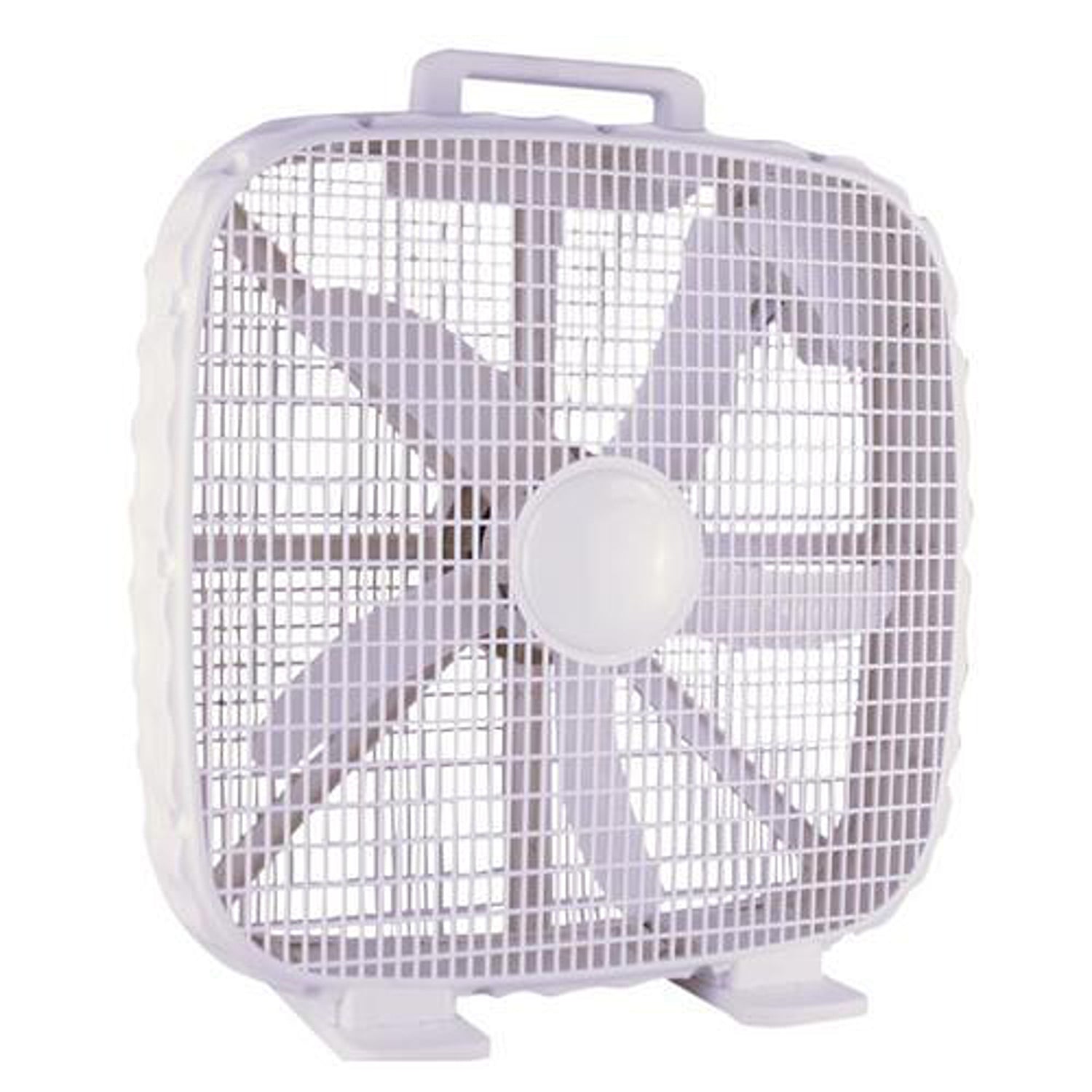 Hauz Ventilateur Boîte 20" | 3 Vitesses, Silencieux, Protection Surchauffe, Grille de Sécurité, Blanc - BF2-20 - Simple Boutique