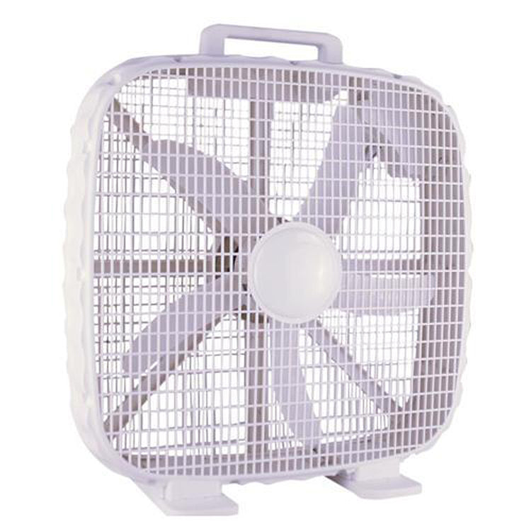 Hauz Ventilateur Boîte 20" | 3 Vitesses, Silencieux, Protection Surchauffe, Grille de Sécurité, Blanc - BF2-20 - Simple Boutique