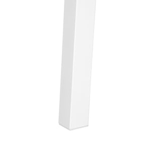 I 1011 - Ensemble De Table À Manger, Ensemble 3pcs, Petit, Tablette Rabattante 35", Cuisine, Métal Blanc Et Laminé, Tissu Gris, Contemporain, Moderne - Simple Boutique
