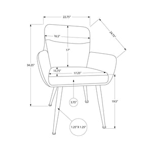 I 1115 - Chaise, 34'' Hauteur, Ensemble De 2, Rembourré, Coté, Salle À Manger, Cuisine, Aspect Cuir Noir, Métal Noir, Contemporain, Moderne - Simple Boutique