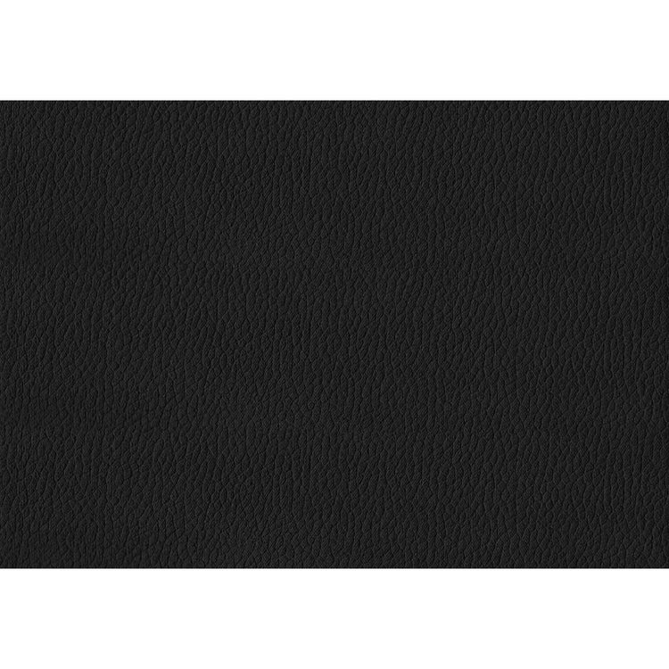 I 1115 - Chaise, 34'' Hauteur, Ensemble De 2, Rembourré, Coté, Salle À Manger, Cuisine, Aspect Cuir Noir, Métal Noir, Contemporain, Moderne - Simple Boutique