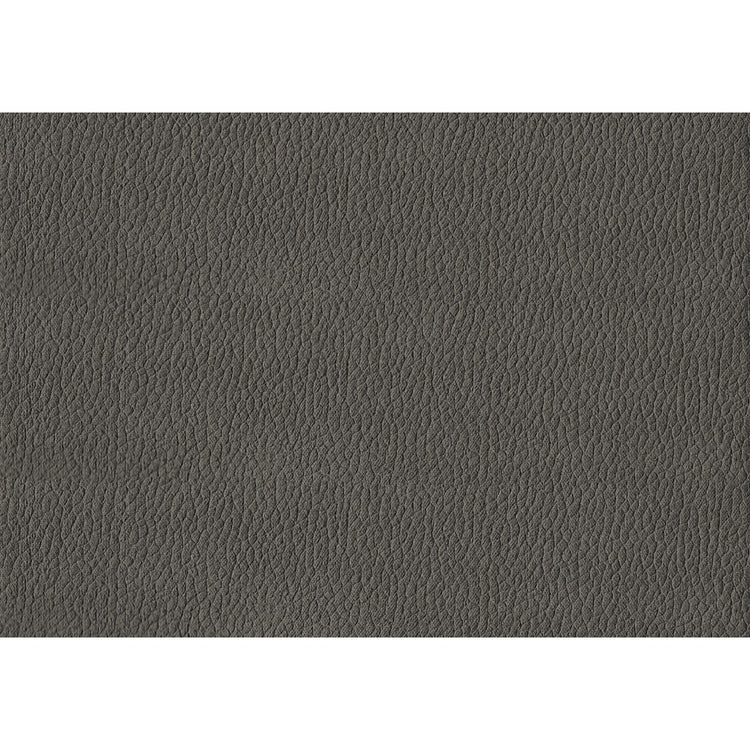 I 1116 - Chaise, 34'' Hauteur, Ensemble De 2, Rembourré, Coté, Salle À Manger, Cuisine, Aspect Cuir Gris, Métal Noir, Contemporain, Moderne - Simple Boutique