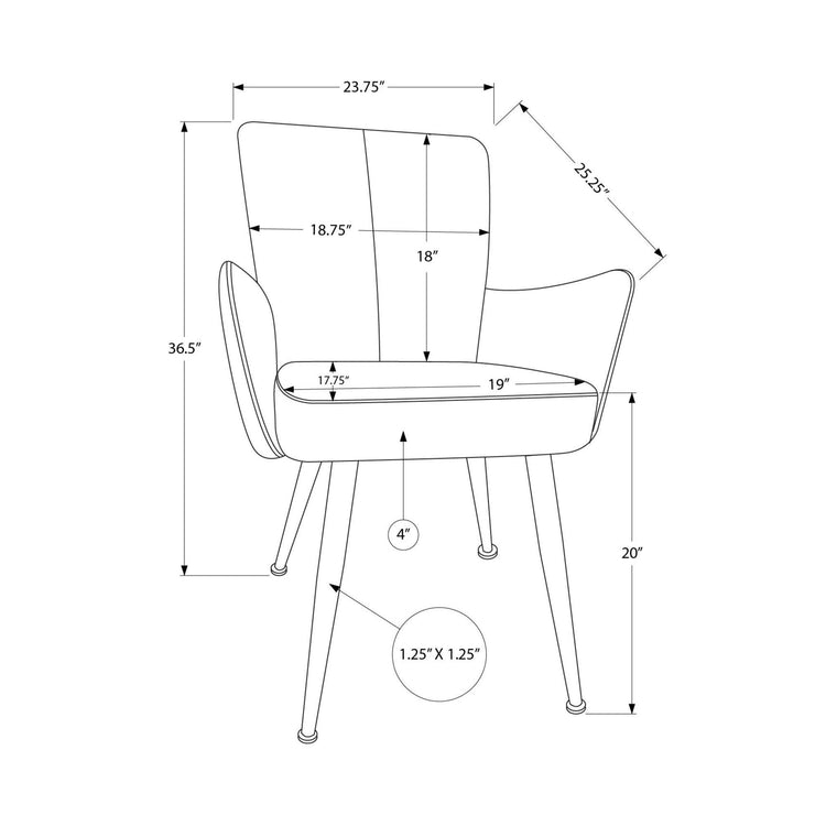 I 1146 - Chaise, 36'' De Haut, Ensemble De 2, Rembourré, Coté, Salle À Manger, Cuisine, Aspect Cuir Noir, Métal Noir, Contemporain, Moderne - Simple Boutique