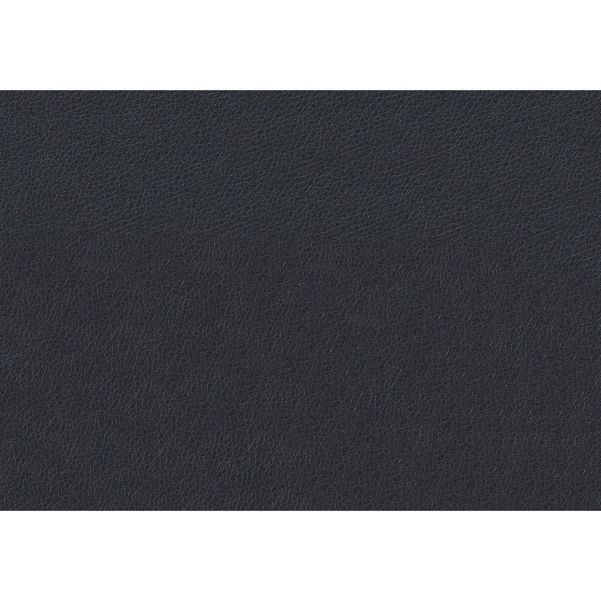 I 1146 - Chaise, 36'' De Haut, Ensemble De 2, Rembourré, Coté, Salle À Manger, Cuisine, Aspect Cuir Noir, Métal Noir, Contemporain, Moderne - Simple Boutique