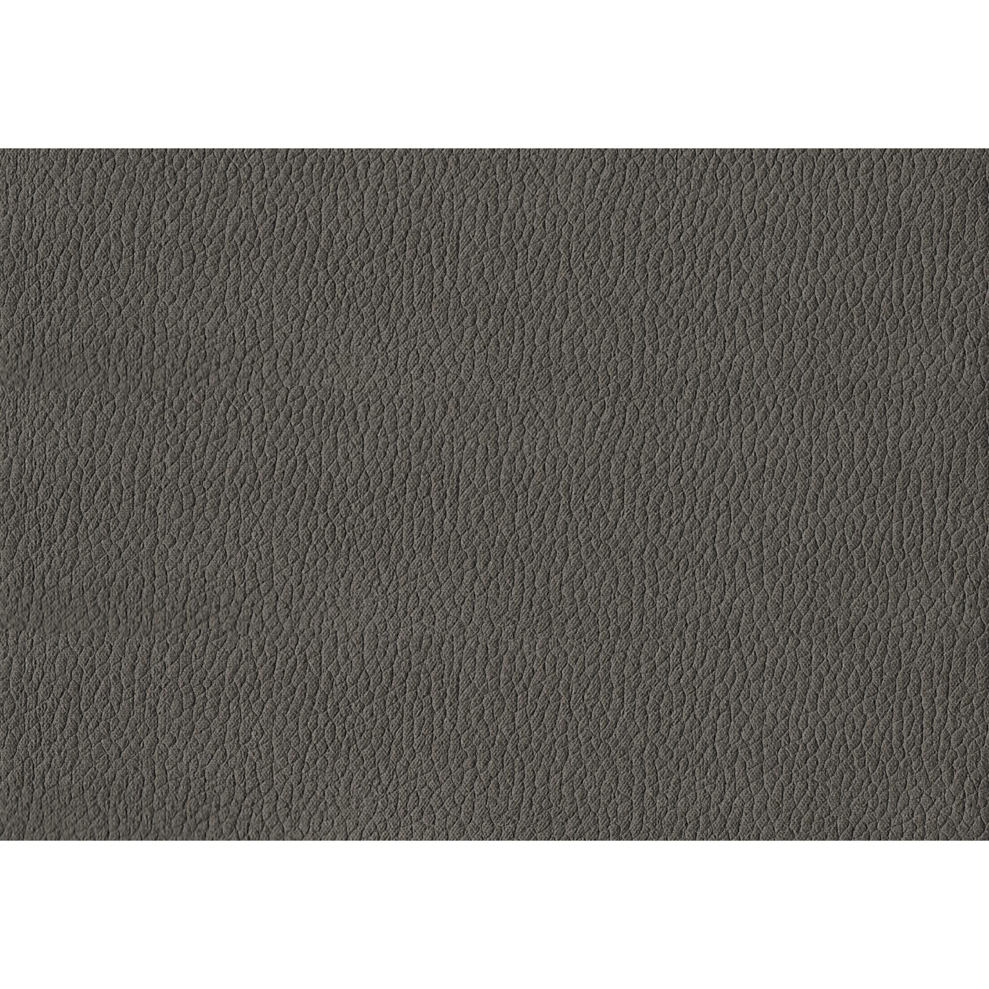 I 1158 - Chaise, 33'' Hauteur, Ensemble De 2, Rembourré, Coté, Salle À Manger, Cuisine, Aspect Cuir Gris, Métal Noir, Contemporain, Moderne - Simple Boutique