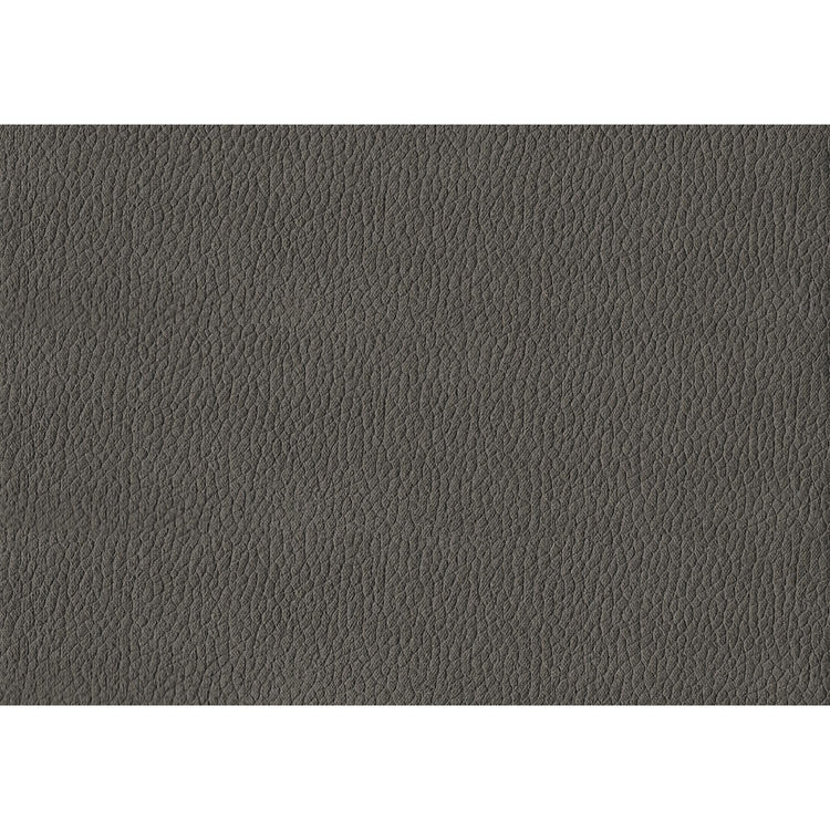I 1158 - Chaise, 33'' Hauteur, Ensemble De 2, Rembourré, Coté, Salle À Manger, Cuisine, Aspect Cuir Gris, Métal Noir, Contemporain, Moderne - Simple Boutique