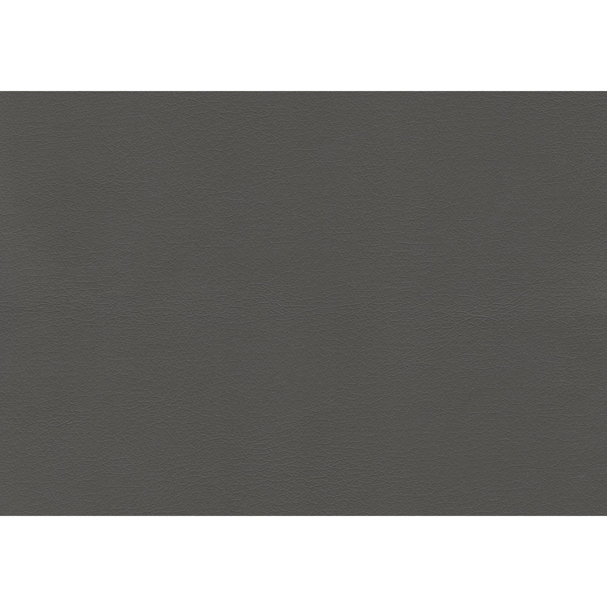 I 1272 - Chaise, 39 Pouces De Hauteur, Ensemble De 2, Coté, Rembourré, Salle À Manger, Cuisine, Aspect Cuir Gris, Métal Noir, Contemporain - Simple Boutique