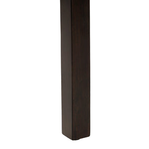 I 1304 - Chaise, Lot De 2, Côté, Rembourré, Cuisine, Salle À Manger, Aspect Cuir Marron, Pieds Bois Marron, Transitionnel - Simple Boutique