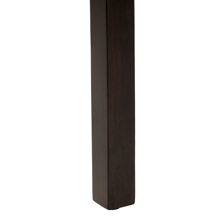 I 1304 - Chaise, Lot De 2, Côté, Rembourré, Cuisine, Salle À Manger, Aspect Cuir Marron, Pieds Bois Marron, Transitionnel - Simple Boutique