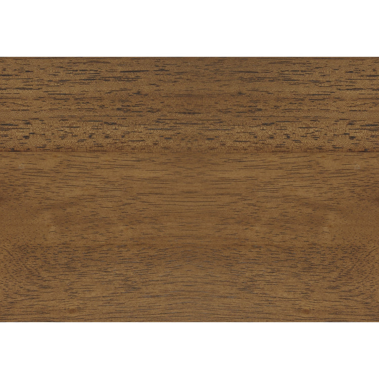 I 1311 - Chaise, Lot De 2, Côté, Rembourré, Cuisine, Salle À Manger, Tissu Marron, Cadre En Bois De Noyer, Transitionnel - Simple Boutique