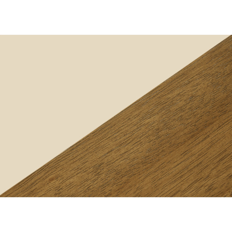 I 1325 - Chaise, Lot De 2, Côté, Cuisine, Salle À Manger, Chêne Et Crème, Jambes En Bois, Transitionnel - Simple Boutique