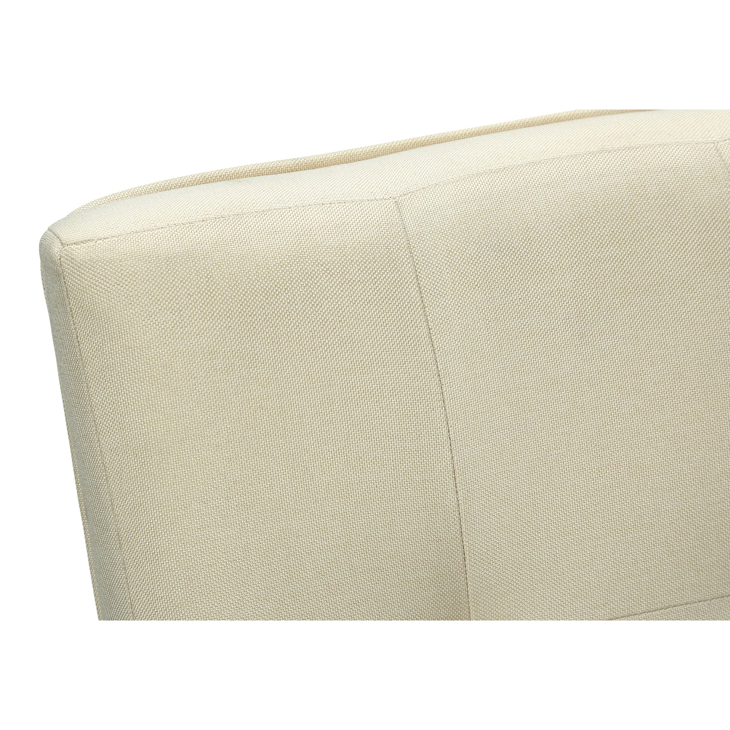 I 1376 - Chaise, 37 Pouces De Hauteur, Lot De 2, Rembourré, Salle À Manger, Cuisine, Tissu Crème, Transitionnel - Simple Boutique