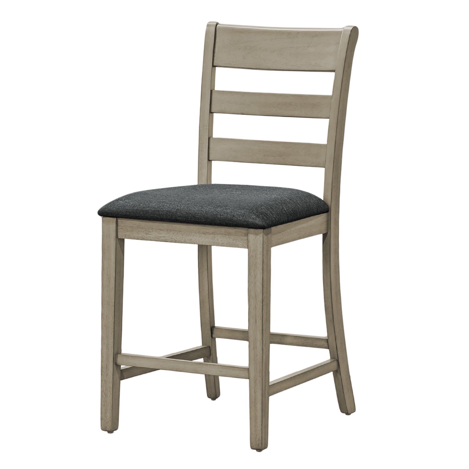 I 1382 - Chaise, 44" Hauteur, Hauteur Du Comptoir, Salle À Manger, Cuisine, Ensemble De 2, Rembourré, Coté, Transitionnel - Simple Boutique
