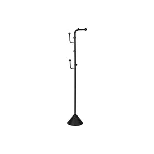 I 2021 - Patère, 66''H, Arbre De La Salle, 6 Crochets, Entrée, Chambre À Coucher, Métal Noir, Contemporain - Simple Boutique