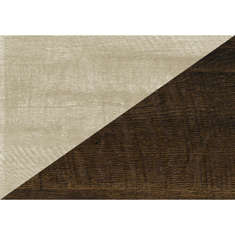 I 2507 - Meuble Tv, 72 Pouces, Console, Centre De Divertissement Média, Armoire De Rangement, Salon, Stratifié Beige, Stratifié Chêne Brun, Contemporain - Simple Boutique