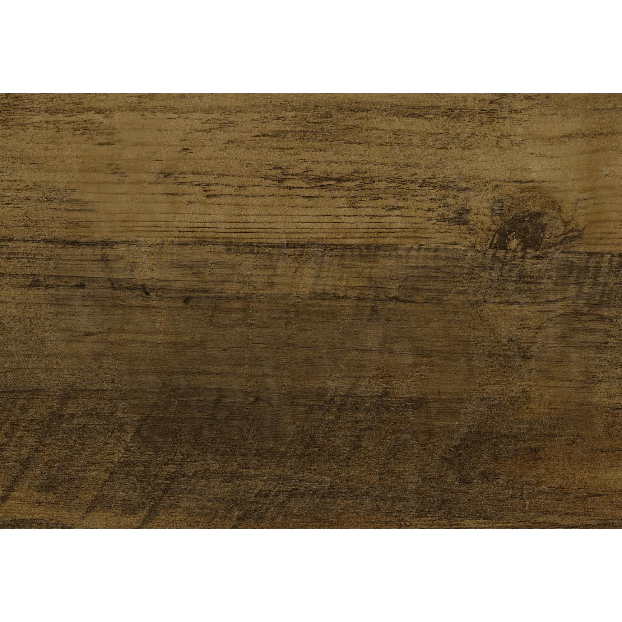 I 2526 - Table D'appoint, 21''H, Bout, Table D'appoint, Tiroir De Rangement, Table De Nuit, Lampe, Salon, Chambre À Coucher, Stratifié Chêne Brun Foncé, Transitionnel - Simple Boutique