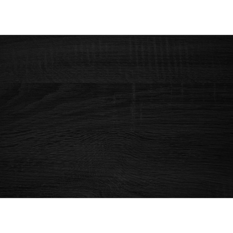 I 2535 - Meuble Tv, 72 Pouces, Console, Centre De Divertissement Média, Salon, Chambre À Coucher, Stratifié Bois Noir, Métal Noir, Contemporain, Moderne - Simple Boutique