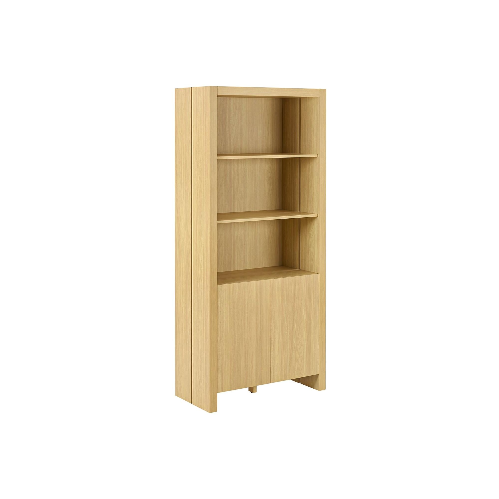 I 2888 - Etagere, 72''H, Armoire De Rangement, Étagère, Étagère À Livres, Chambre À Coucher, Salon, Bureau, Stratifié Chêne Naturel, Contemporain, Moderne - Simple Boutique