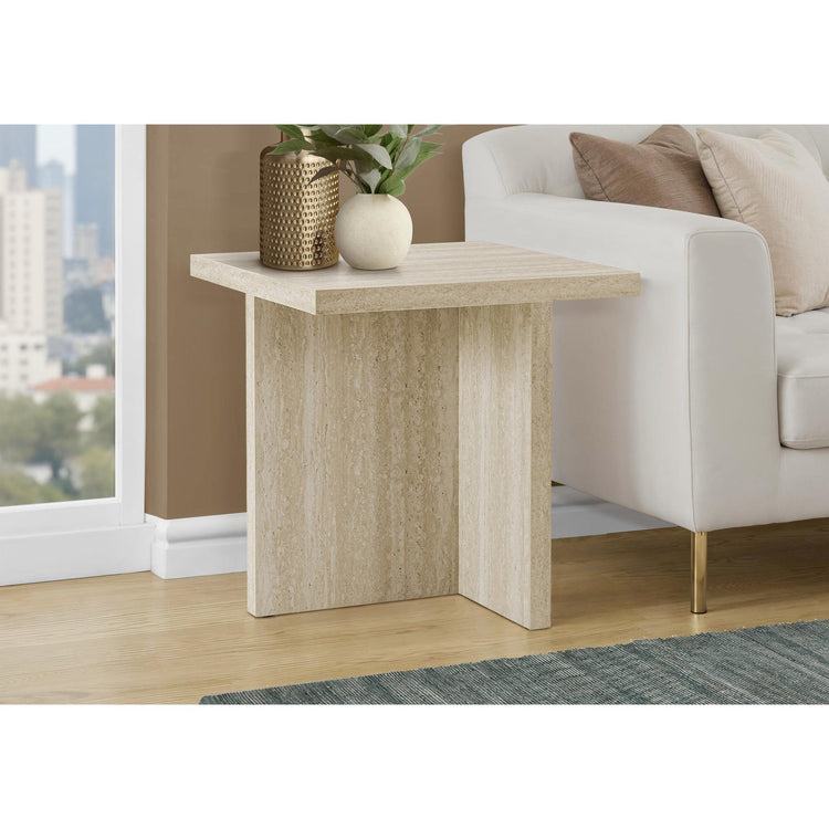 I 2892 - Table D'appoint, 24''H, Bout, Table D'appoint, Salon, Table De Nuit, Chambre À Coucher, Contemporain, Moderne - Simple Boutique