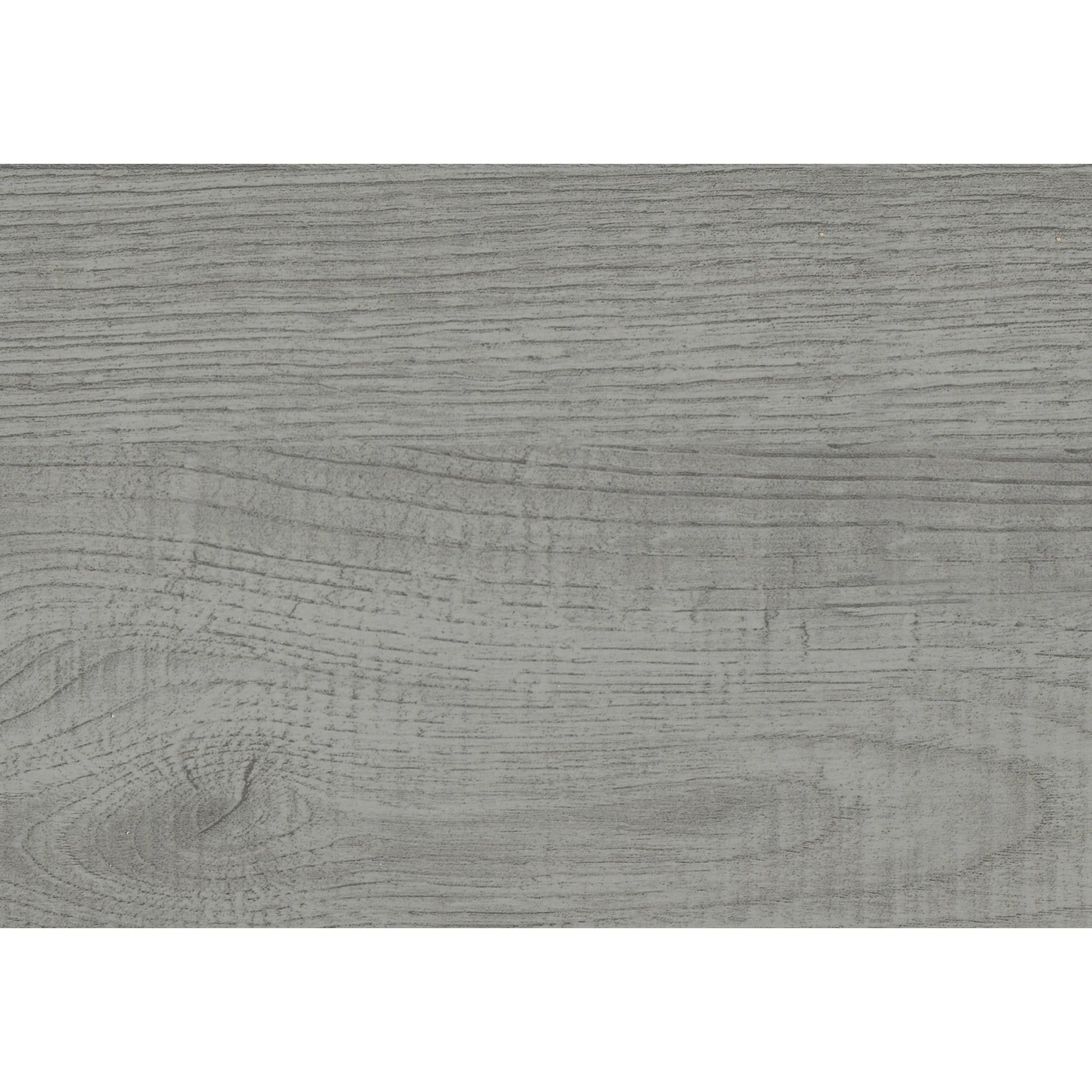 I 3201 - Table D'appoint, 24''H, 2 Niveaux, Bout, Table D'appoint, Table De Nuit, Lampe, Tiroir De Rangement, Stratifié Gris, Métal Noir, Contemporain - Simple Boutique