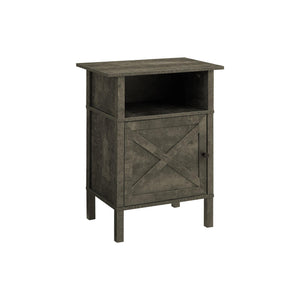 I 3810 - Table D'appoint, Table D'appoint, Bout, Salon, Petit, Rangement, Stratifié En Bronze Foncé, Transitionnel - Simple Boutique