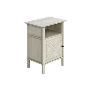 I 3812 - Table D'appoint, Table D'appoint, Bout, Salon, Petit, Rangement, Stratifié Chêne Foncé, Transitionnel - Simple Boutique